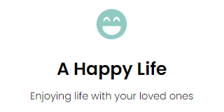 A happy life